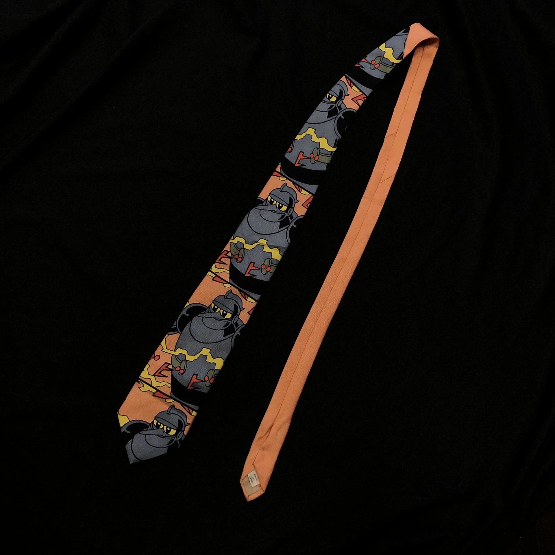 Yohji Yamamoto Yohji Yamamoto 1993SS Tetsujin 28-go Manga Silk Tie Size ONE SIZE - 4 Thumbnail