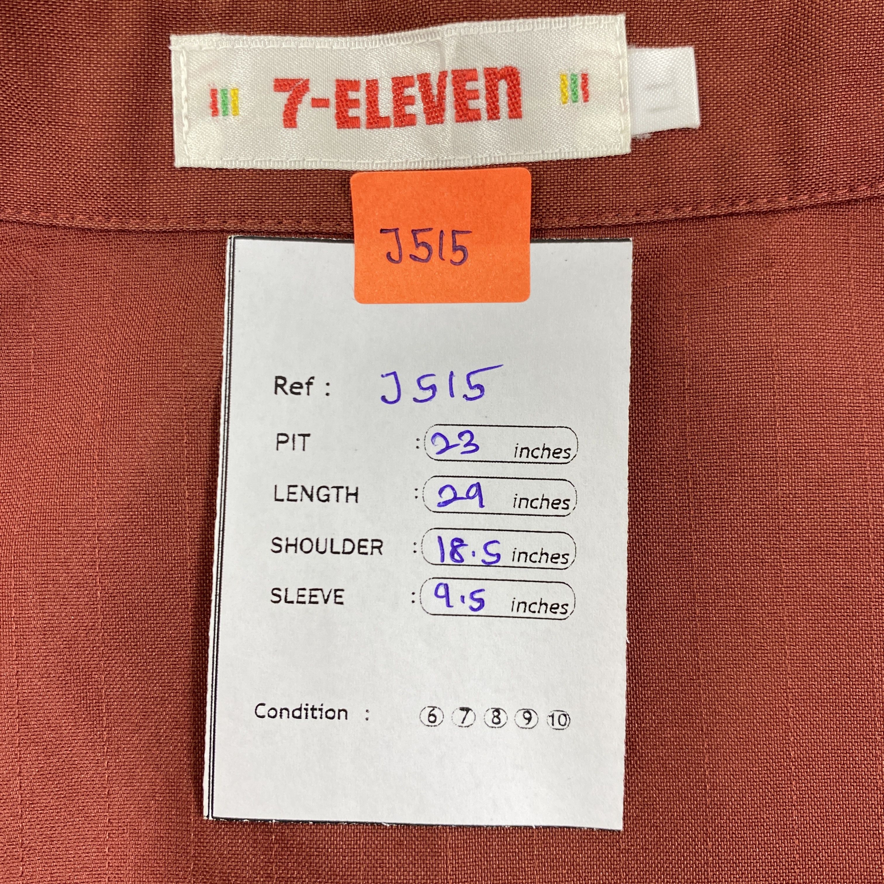 Japanese Brand Vintage 7 ELEVEN Japanese Brand Working Uniform Jacket- J515 Size US L / EU 52-54 / 3 - 17 Thumbnail