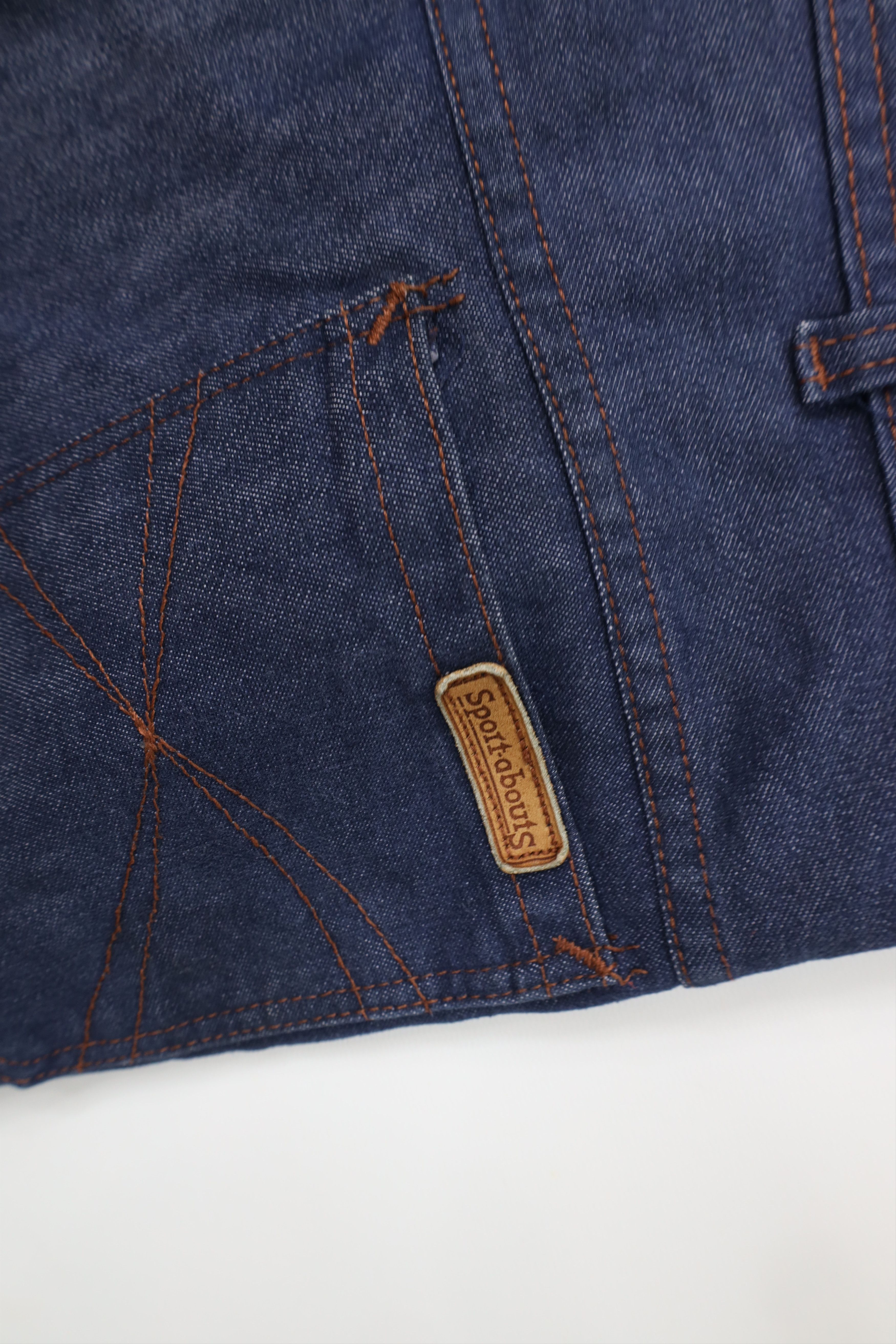 Vintage Vintage 70s Streetwear Wide Leg Bell Bottoms Denim Jeans USA Size US 38 / EU 54 - 13 Thumbnail