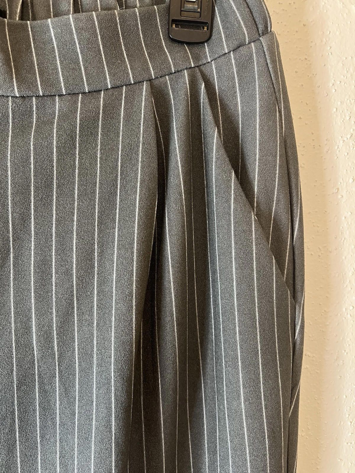 Fashion Nova Fashion Nova Work It Pin Strip Trouser Pants NWT Sz L Size 36" / US 14 / IT 50 - 4 Thumbnail