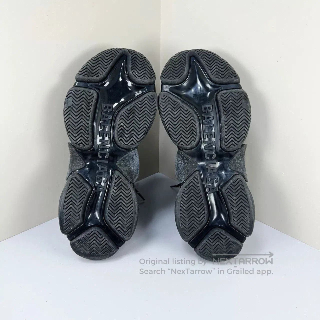 Balenciaga Balenciaga Triple S Black Casual Sneakers. Size US 8.5 / EU 41-42 - 5 Thumbnail