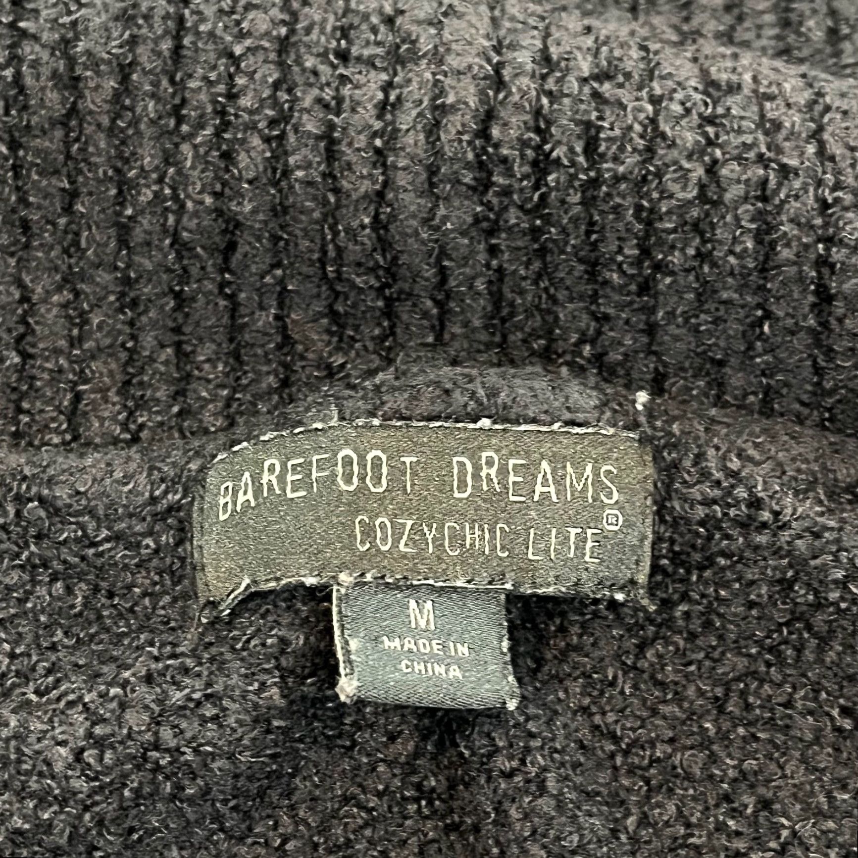 Vintage VINTAGE Barefoot Dreams Womens Cardigan Lounge CozyChic Lite Black Knitted Long Sleeve Casual Fall Spring Winter Women Size M / US 6-8 / IT 42-44 - 2 Thumbnail