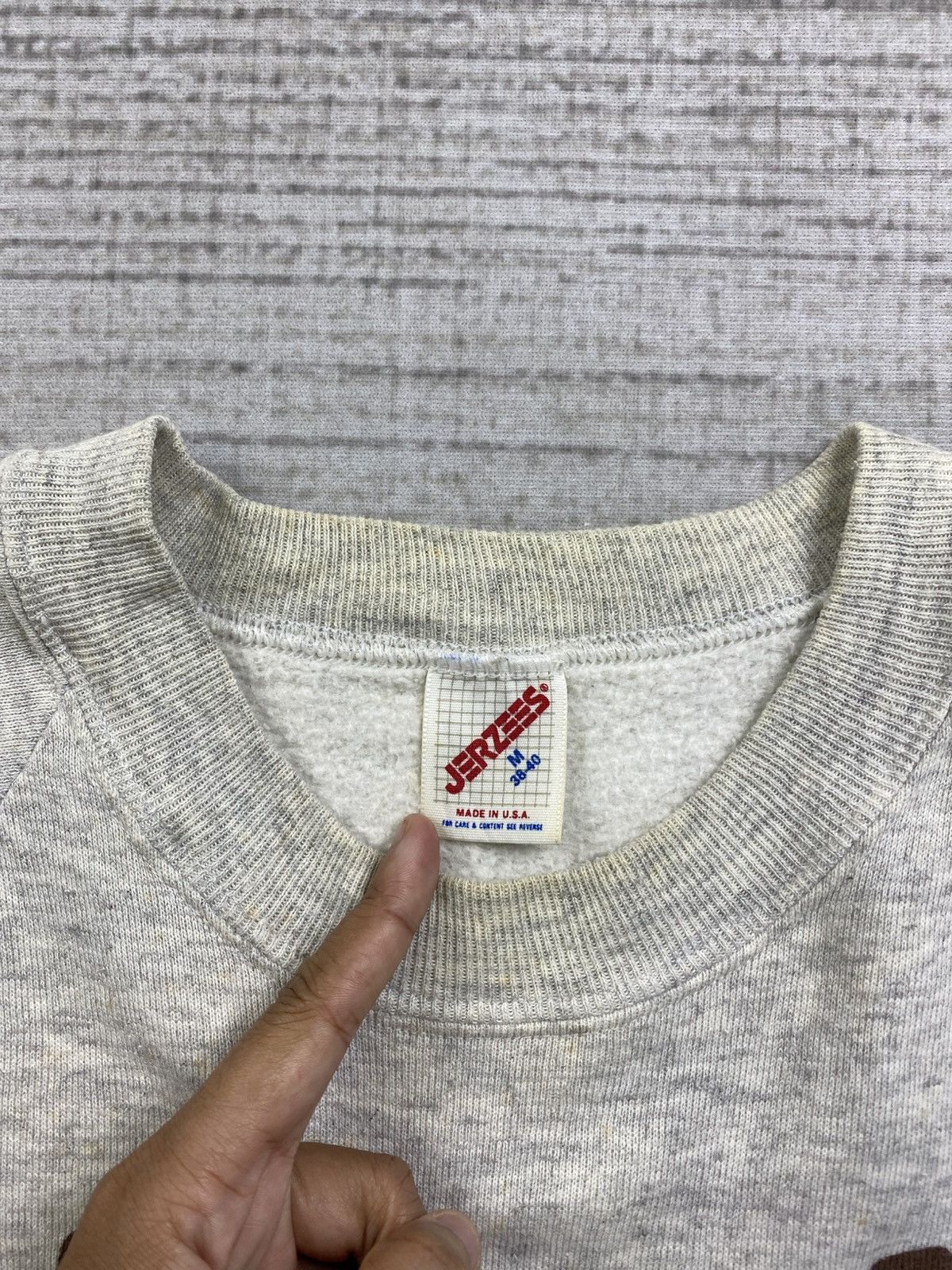 Jerzees × Vintage Vintage 90s University Of Wyoming Sweatshirt Size US M / EU 48-50 / 2 - 6 Thumbnail