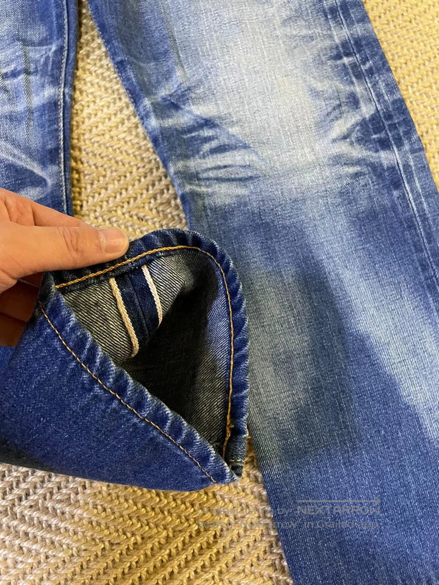 Vanquish denim by vanquish & fragment lightweight jeans. Size US 28 / EU 44 - 4 Thumbnail