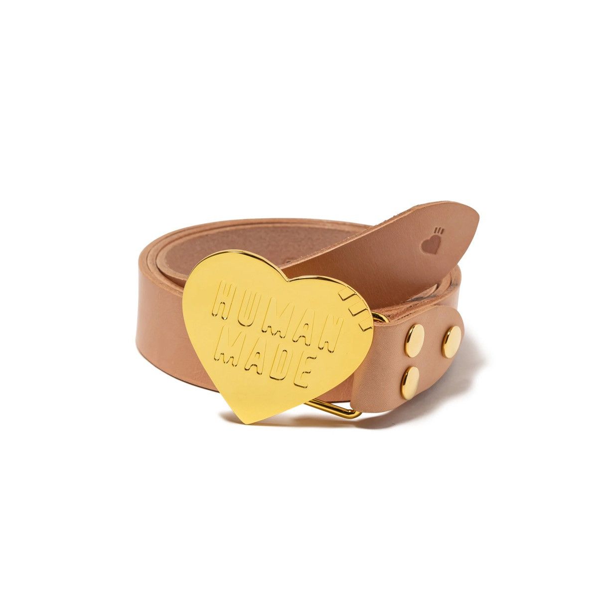 サイズM HUMAN MADE HEART LEATHER BELT Human Made – Heart Leather Belt