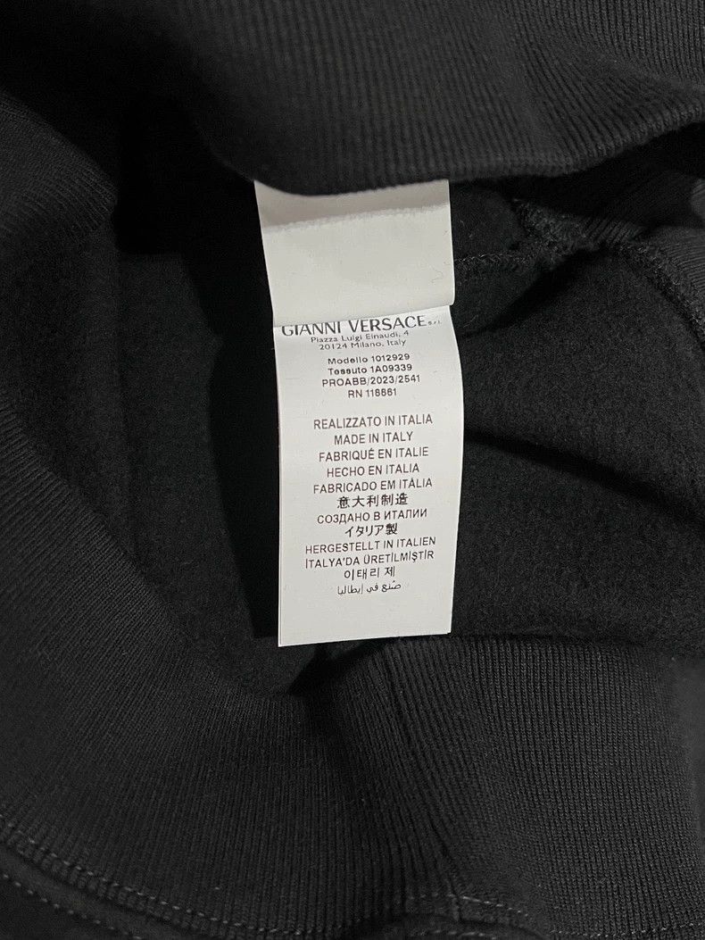 Versace Versace Black cotton crew neck sweatshirt Size US XS / EU 42 / 0 - 7 Thumbnail