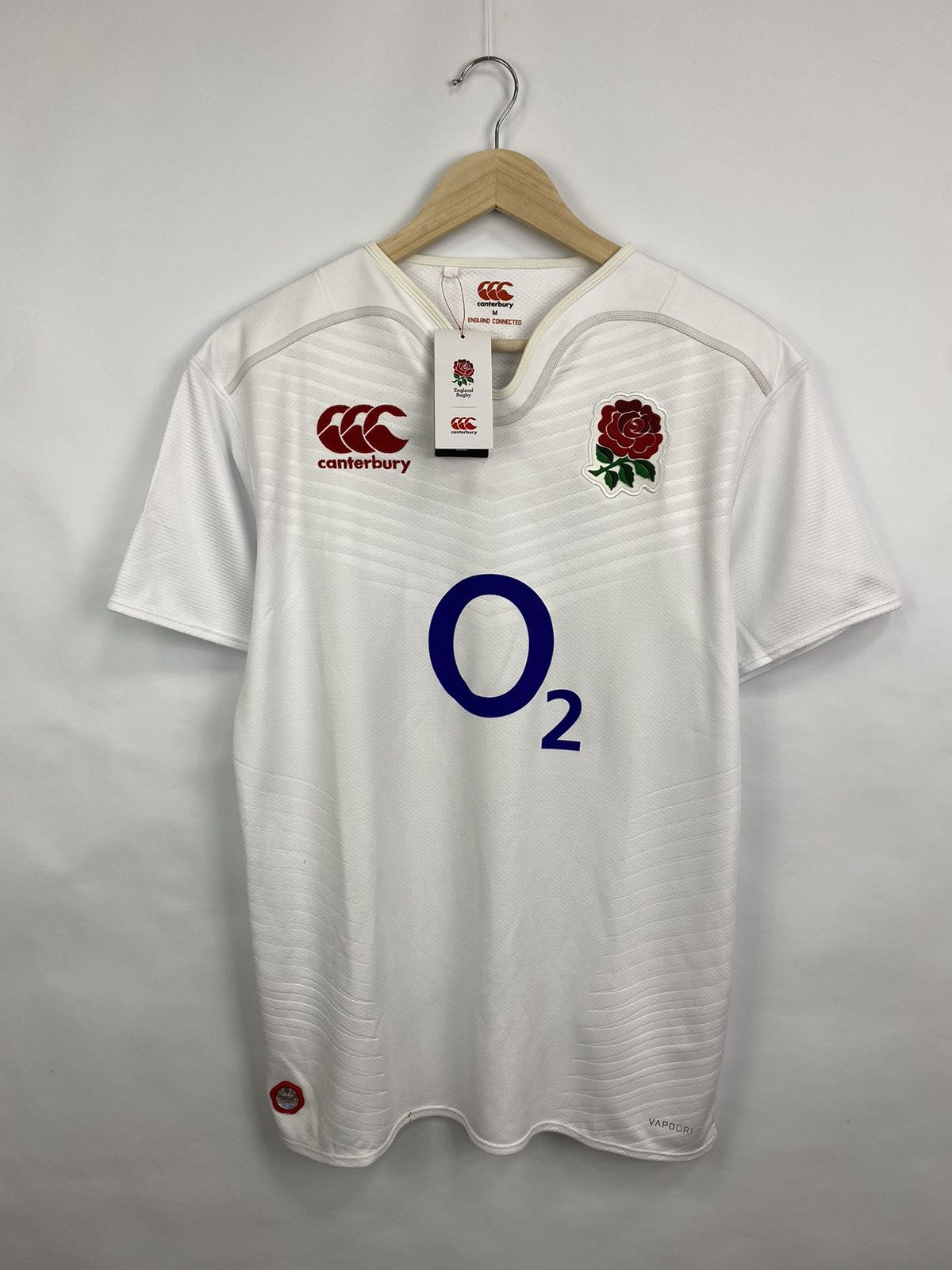 Canterbury of New Zealand 🏴󠁧󠁢󠁥󠁮󠁧󠁿 England National Rugby Team Canterbury O2 Jersey t-shirt Size US M / EU 48-50 / 2 - 3 Thumbnail