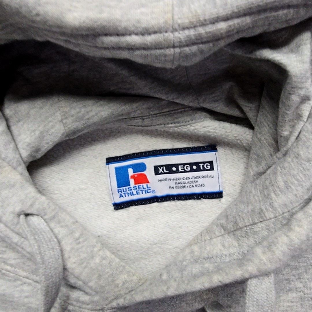 Russell Athletic Russell Athletic Hoodie Gray Plain Pullover XL Sweatshirt Size US XL / EU 56 / 4 - 6 Thumbnail