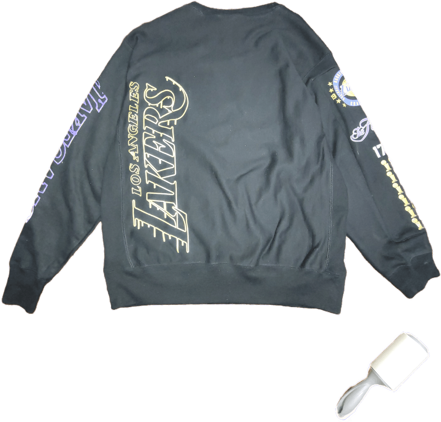 Champion Custom Lakers crewneck sweatshirt Size US M / EU 48-50 / 2 - 9 Thumbnail