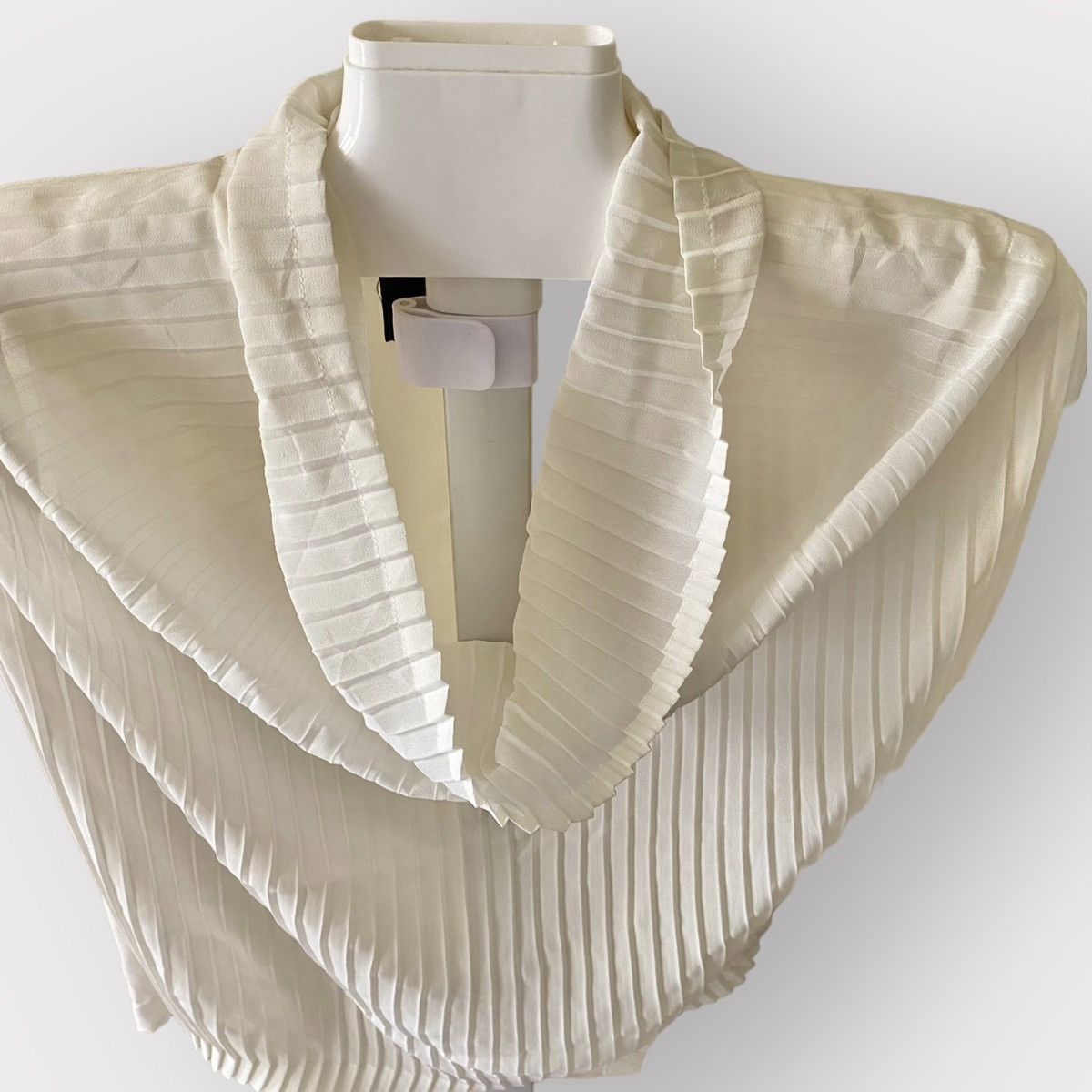 Comme des Garcons Vintage Tricot CDG Asymmetric Sheer mesh Blouse Size M / US 6-8 / IT 42-44 - 3 Thumbnail