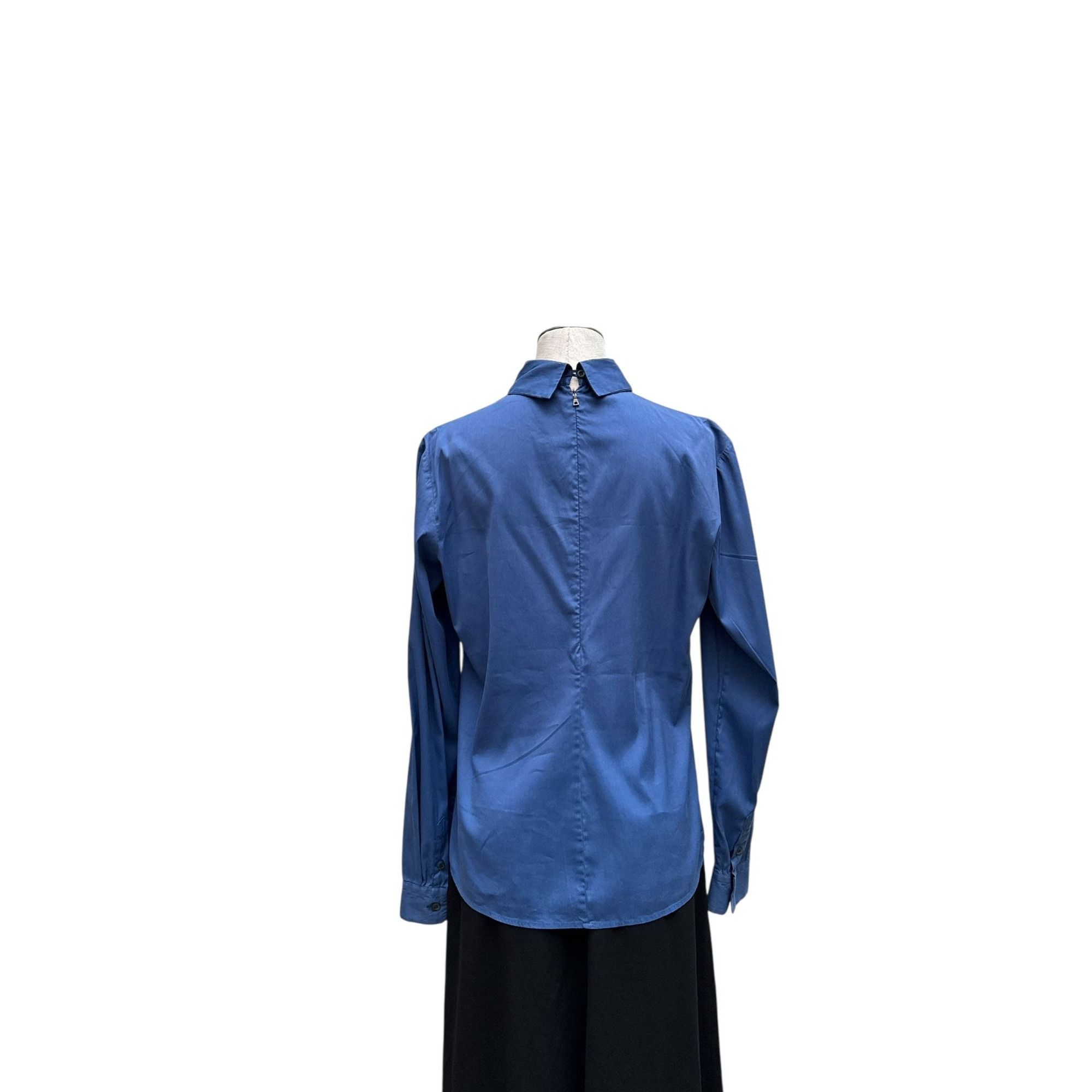Prada Blue Open-Back Shirt Size M / US 6-8 / IT 42-44 - 2 Thumbnail