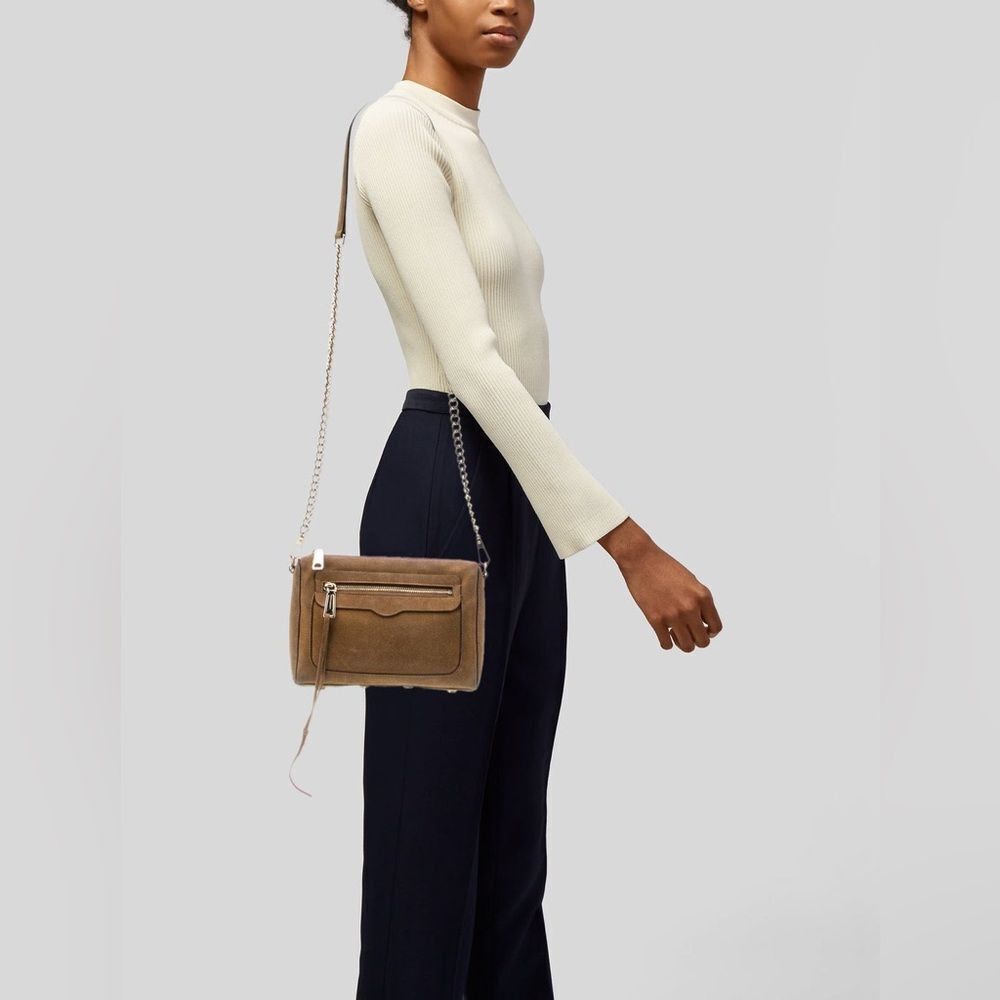 Rebecca Minkoff Rebecca Minkoff Women’s Crossbody Bag Suede Leather Metal C Size ONE SIZE - 2 Thumbnail