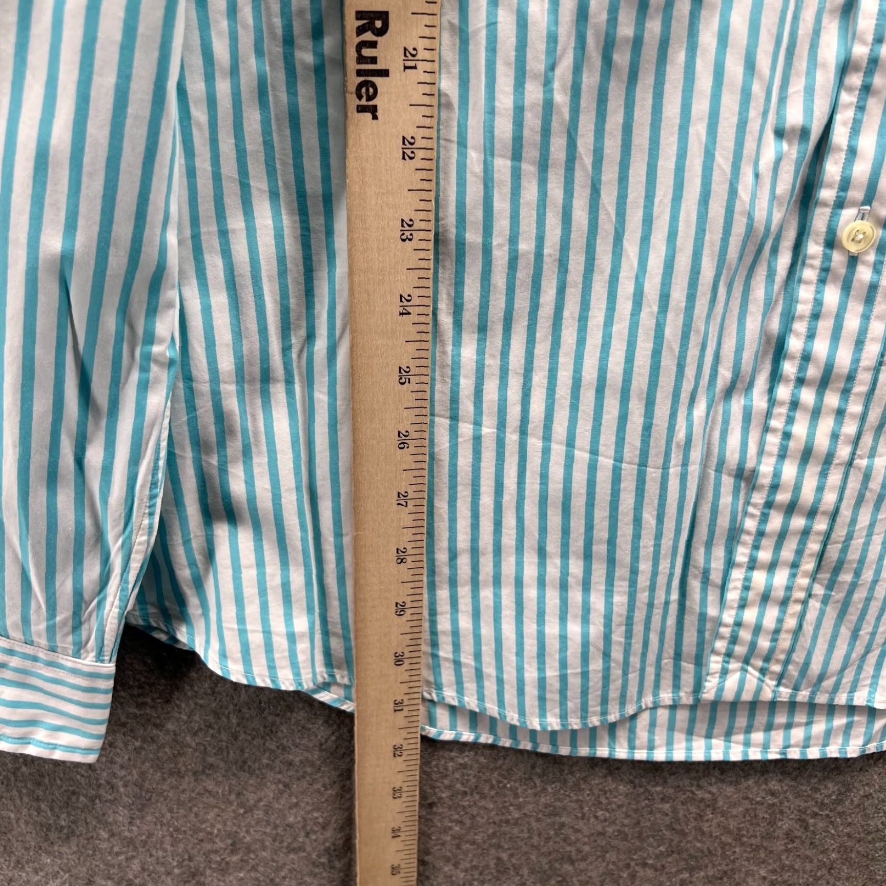 Polo Ralph Lauren VINTAGE Polo Ralph Lauren Shirt Mens XXL Blue Stripes Button-Down Oxford Size US XXL / EU 58 / 5 - 6 Thumbnail