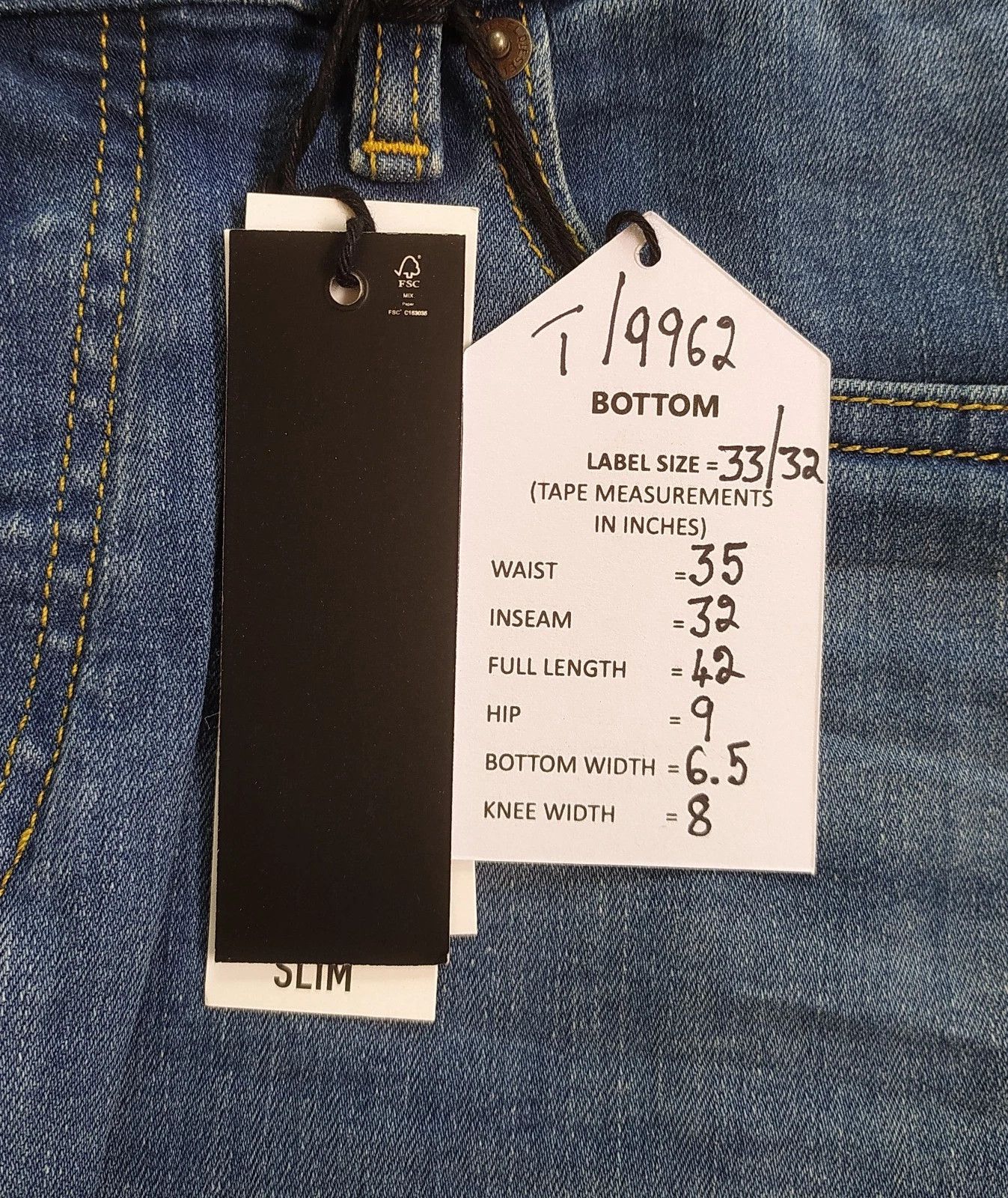 Diesel Diesel D-LUSTER L.32 MENS JEANS T/9962 Size US 33 - 6 Thumbnail