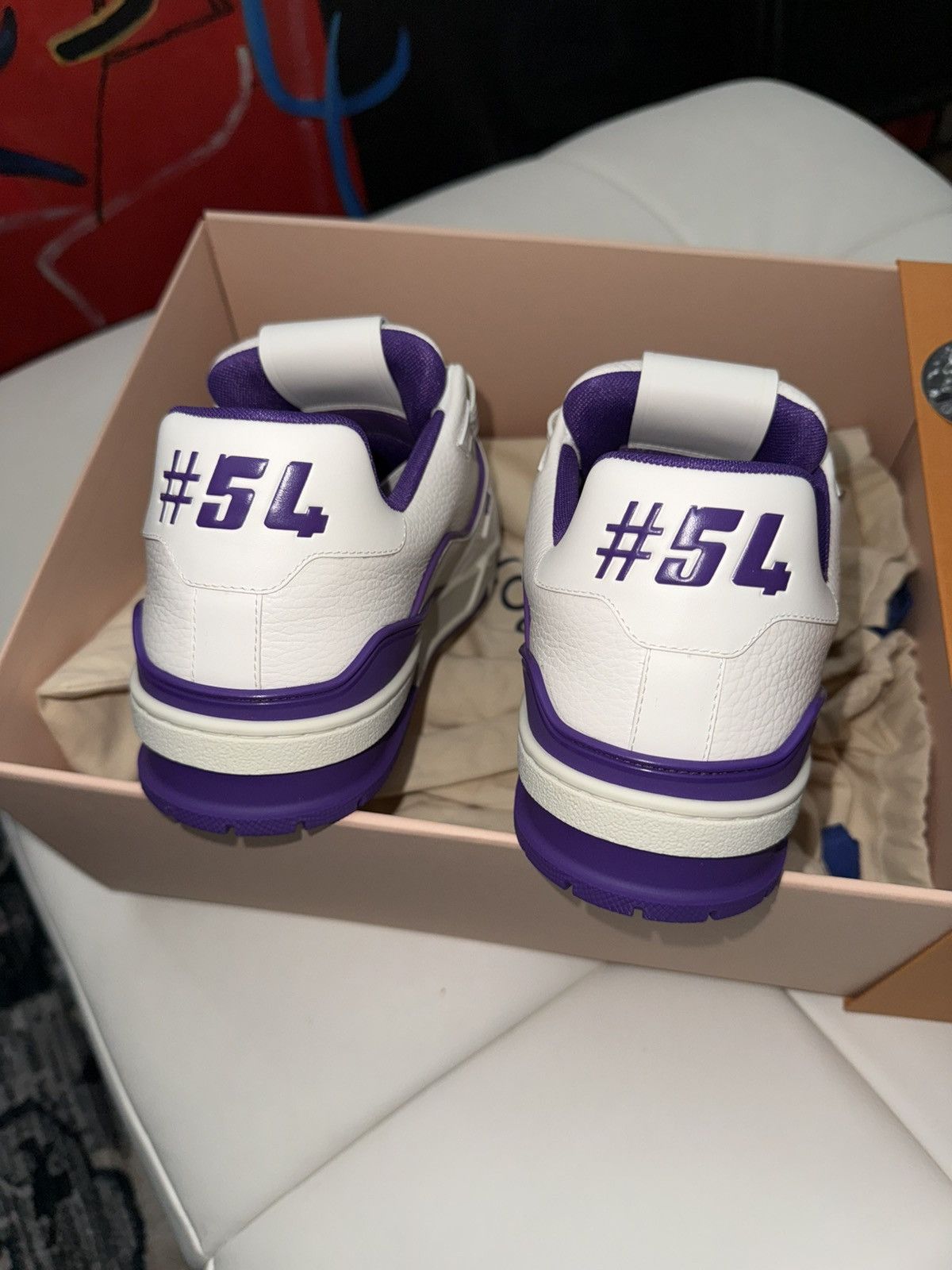 Louis Vuitton Louis vuitton purple trainers lv9 Size US 11 / EU 44 - 7 Thumbnail