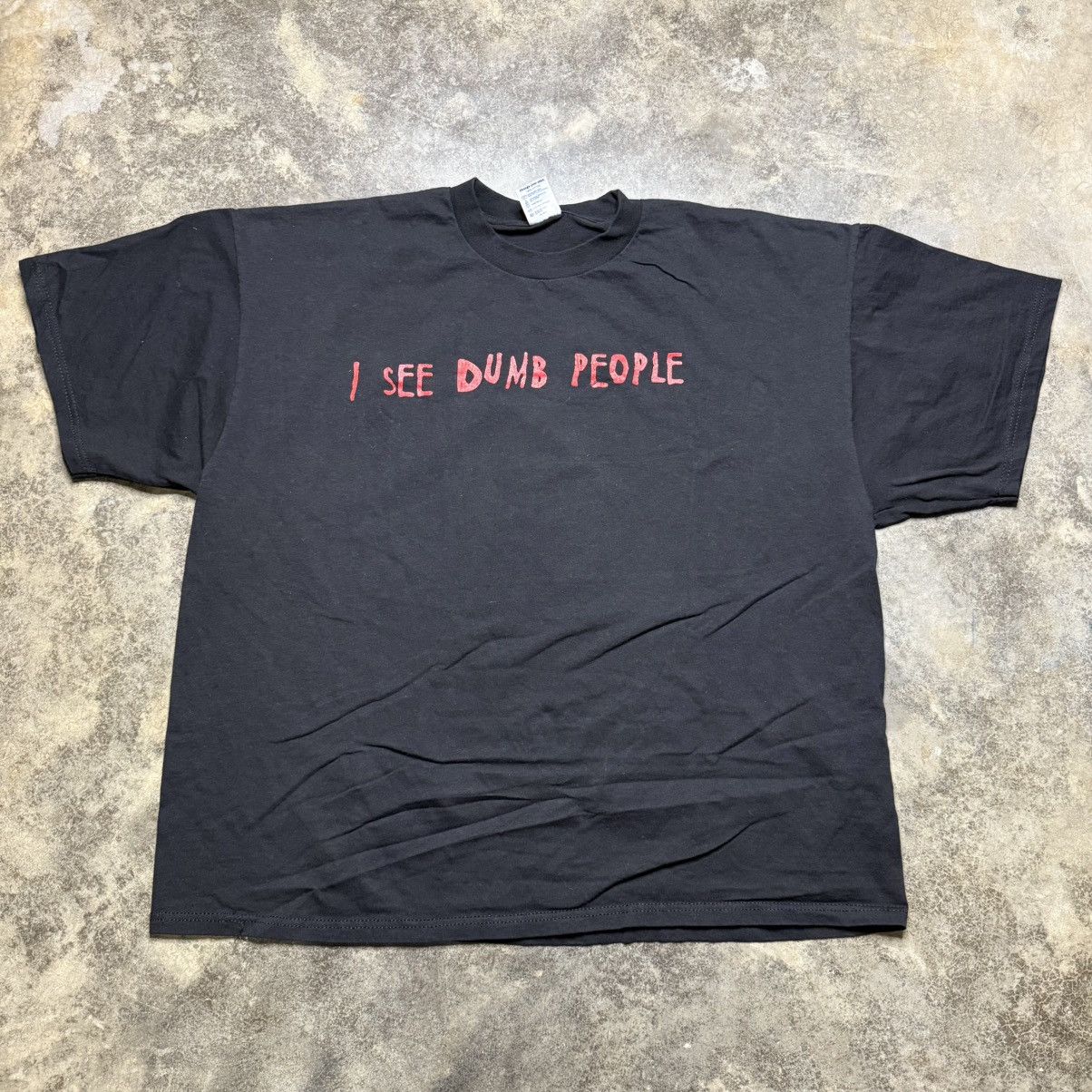 Vintage vibtage i see dead people parody movie tshirt Size US XXL / EU 58 / 5 - 1 Thumbnail