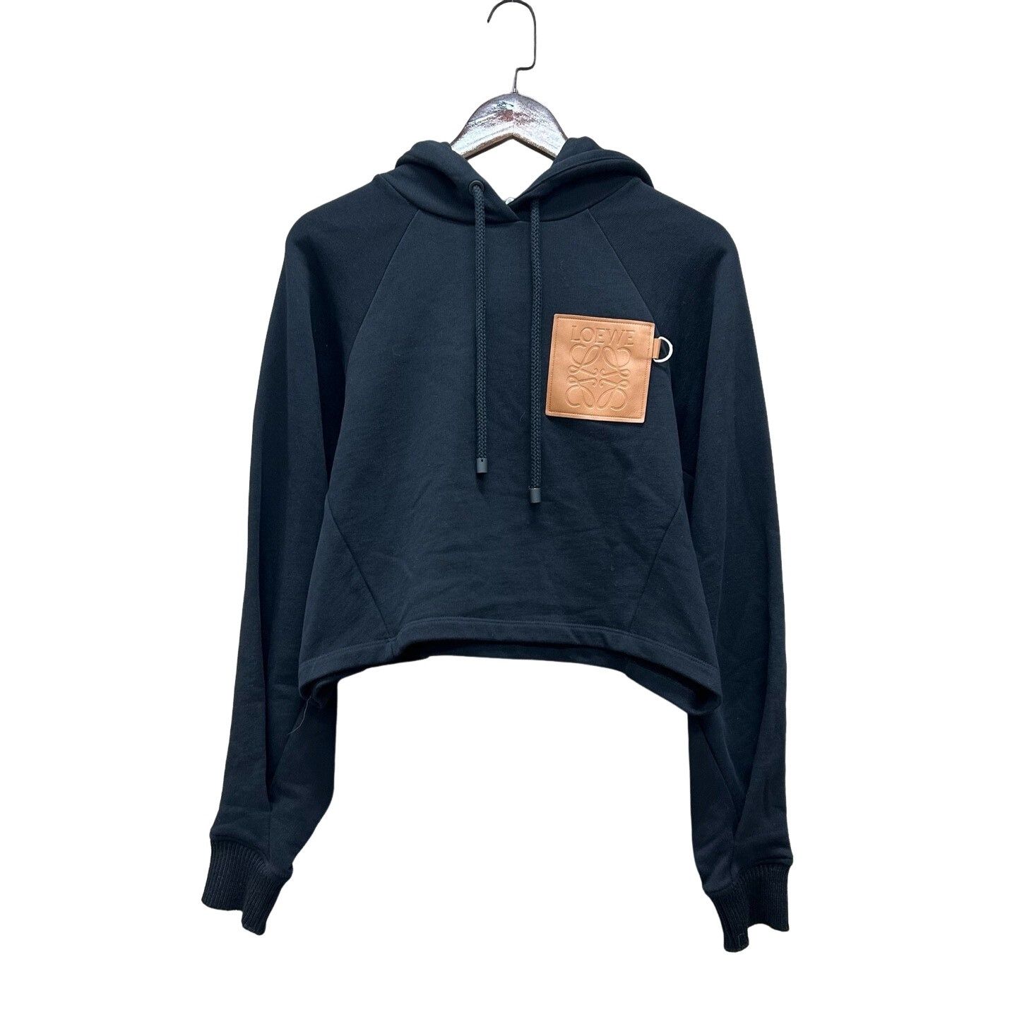 Loewe Loewe Leather Patch Hoodie Size XS Size XS / US 0-2 / IT 36-38 - 1 Thumbnail