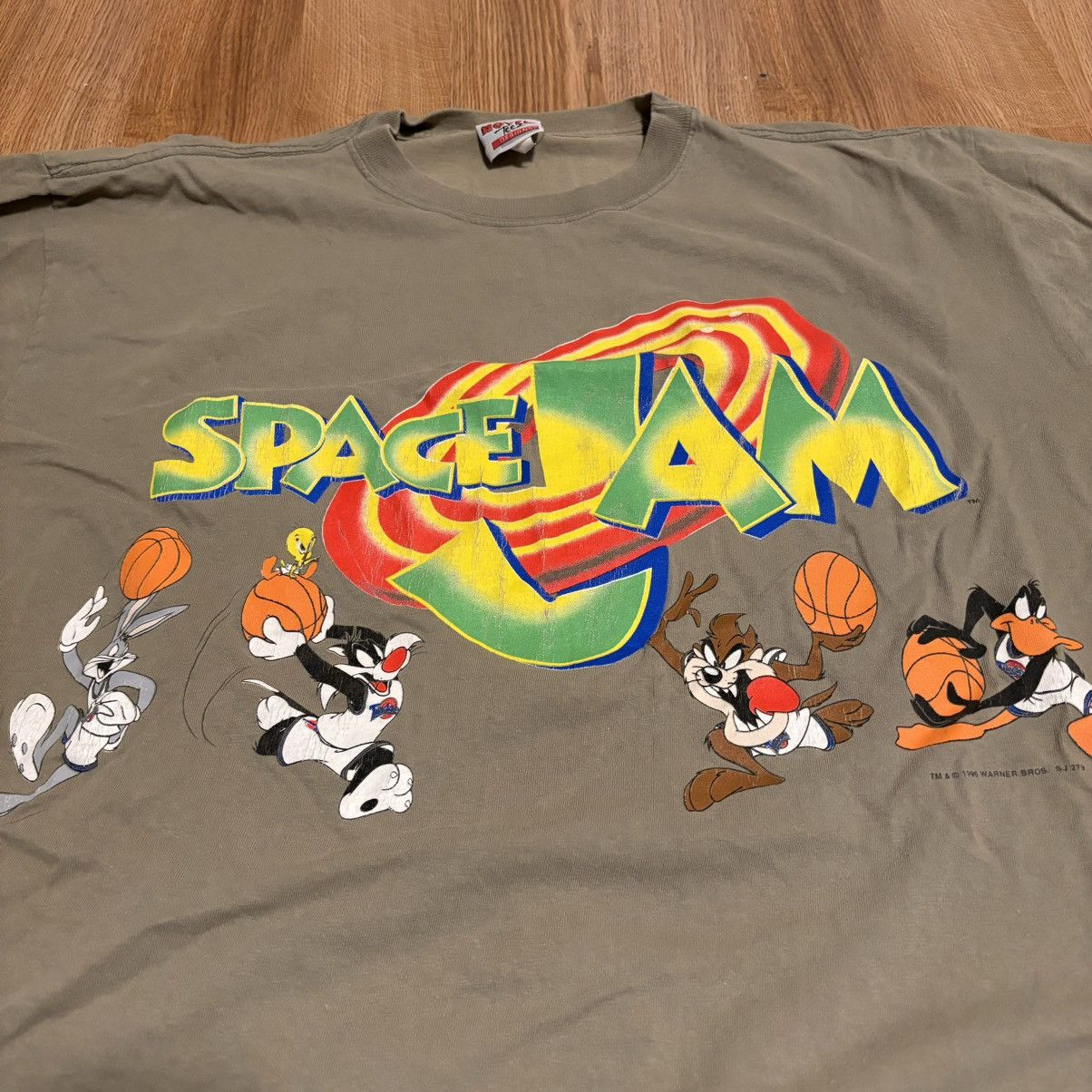 Vintage Vintage 1996 Space Jam Tee Size US XL / EU 56 / 4 - 2 Thumbnail