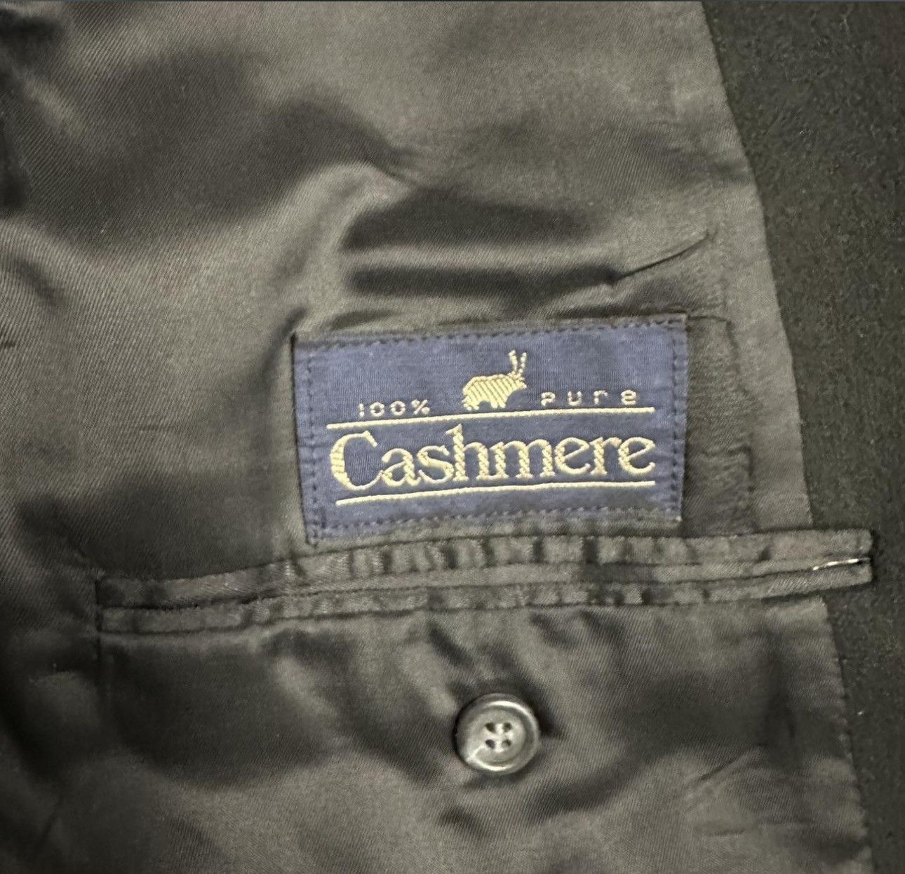 Other Vintage 100% Pure Cashmere Blazer Size 44L - 3 Thumbnail