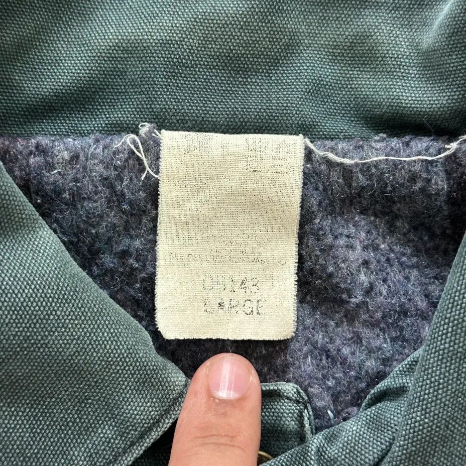 Carhartt Vintage Carhartt CB143 Spruce Green Blanket Lined Chore Coat Size US L / EU 52-54 / 3 - 4 Thumbnail