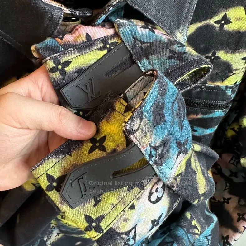 Louis Vuitton Louis Vuitton Laser presbyopic full-print denim jacket Size US M / EU 48-50 / 2 - 3 Thumbnail
