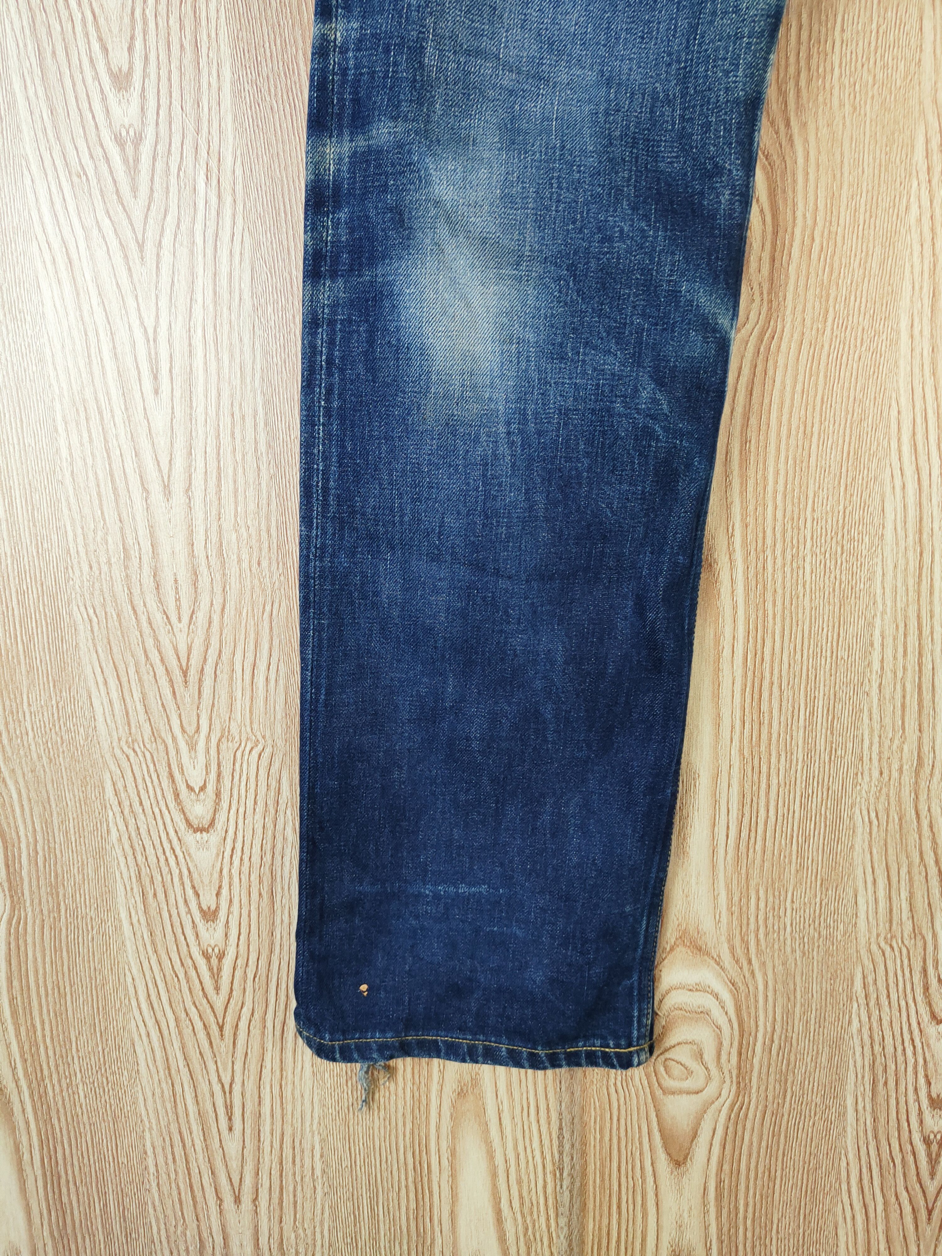 Japanese Brand Paul Smith selvedge Dark Blue Distressed Ripped Jeans #W604 Size 27" / US 4 / IT 40 - 5 Thumbnail