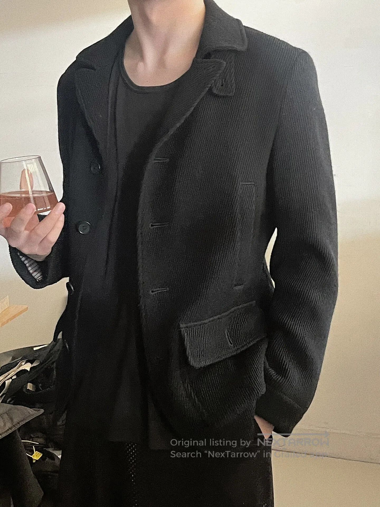 Yohji Yamamoto Yohji Yamamoto Black Suit Jacket. Size US L / EU 52-54 / 3 - 9 Thumbnail