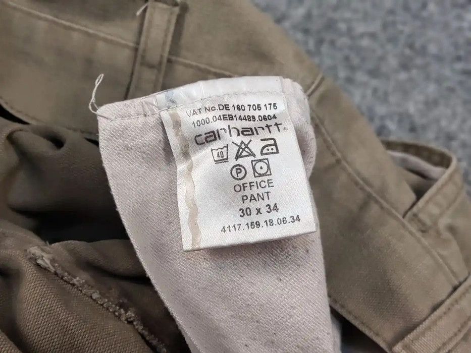 Carhartt Vintage 90's Carhartt Office canvas Work Trousers Pants Size US 30 / EU 46 - 9 Thumbnail