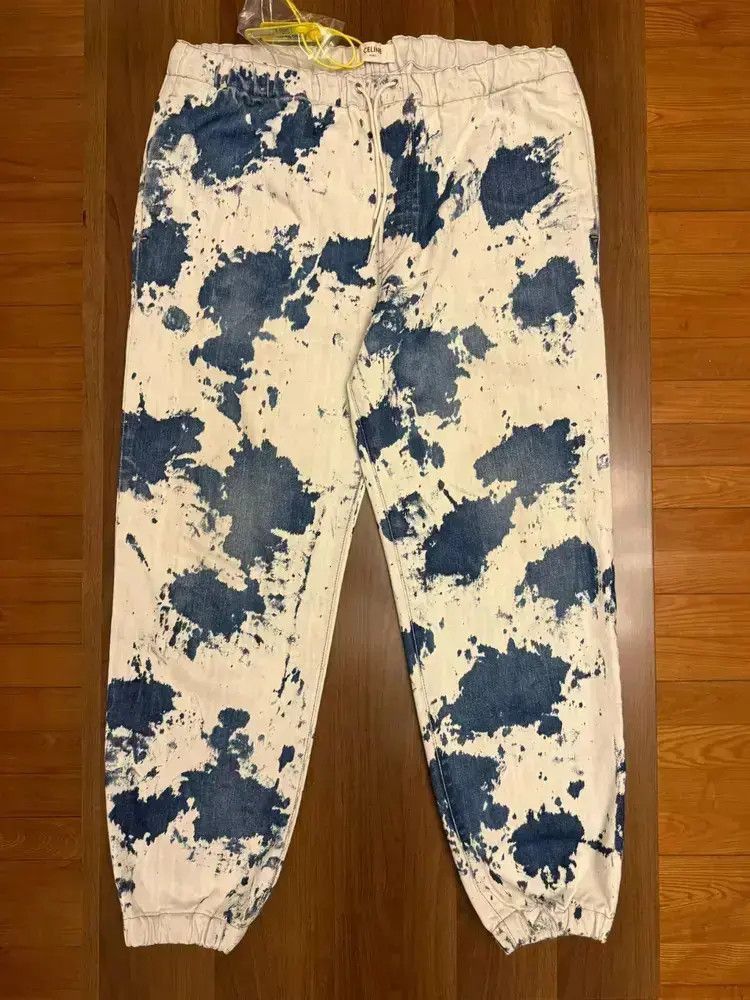 Celine 21SS Splash Runway Denim Sweatpants - Main Image