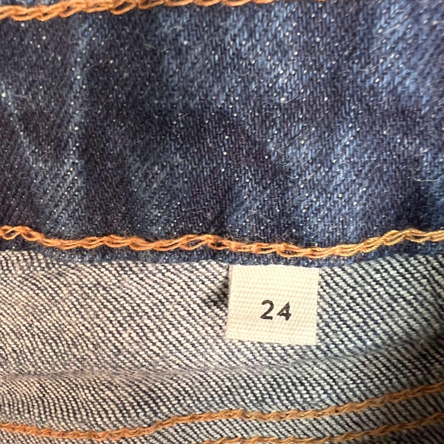 Denime VINTAGE Denim Forum High-Rise Straight Leg Jeans Womens Size 24 Blue Denim Size 42" / US 20 - 4 Thumbnail