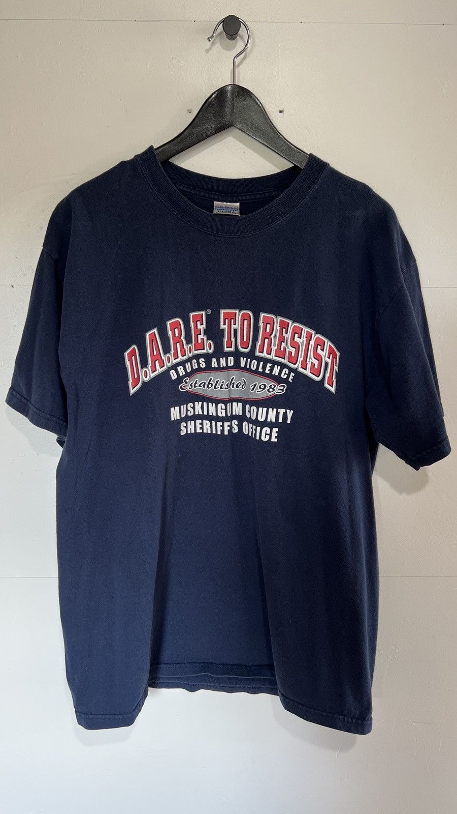 D.A.R.E × Vintage Vintage DARE t shirt Size US L / EU 52-54 / 3 - 1 Thumbnail