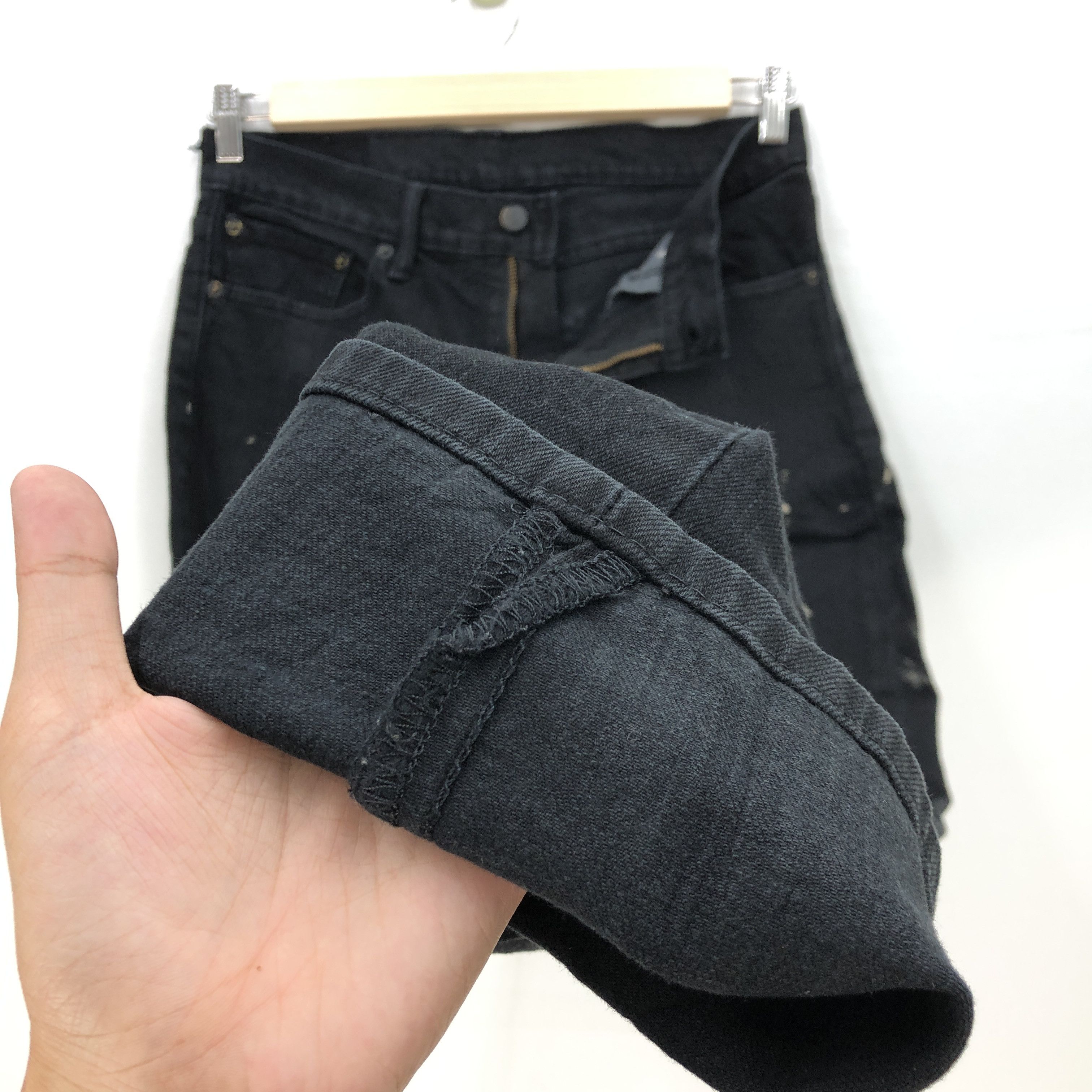 Levi's Vintage Levis Skinny Jeans Levi's Super Black Tapered Denim Size US 32 / EU 48 - 8 Thumbnail