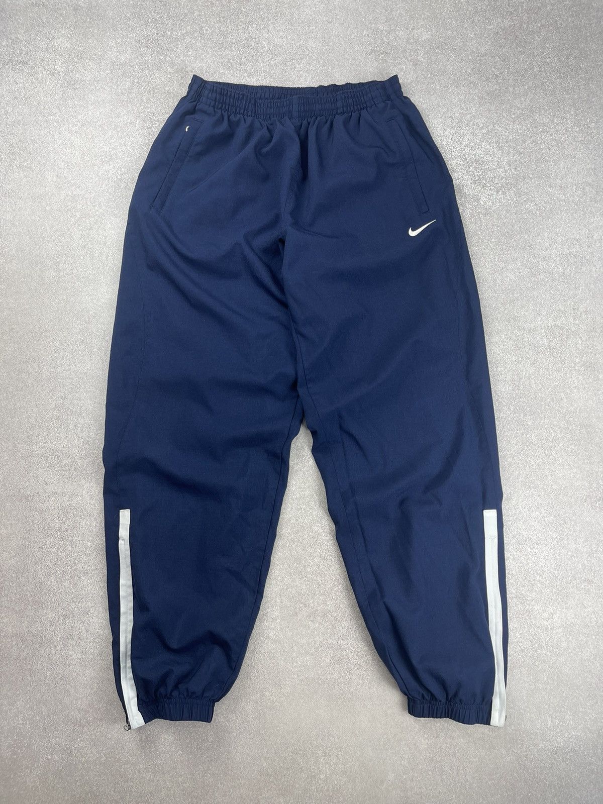 Vintage Nike Track Pants Blue Size L