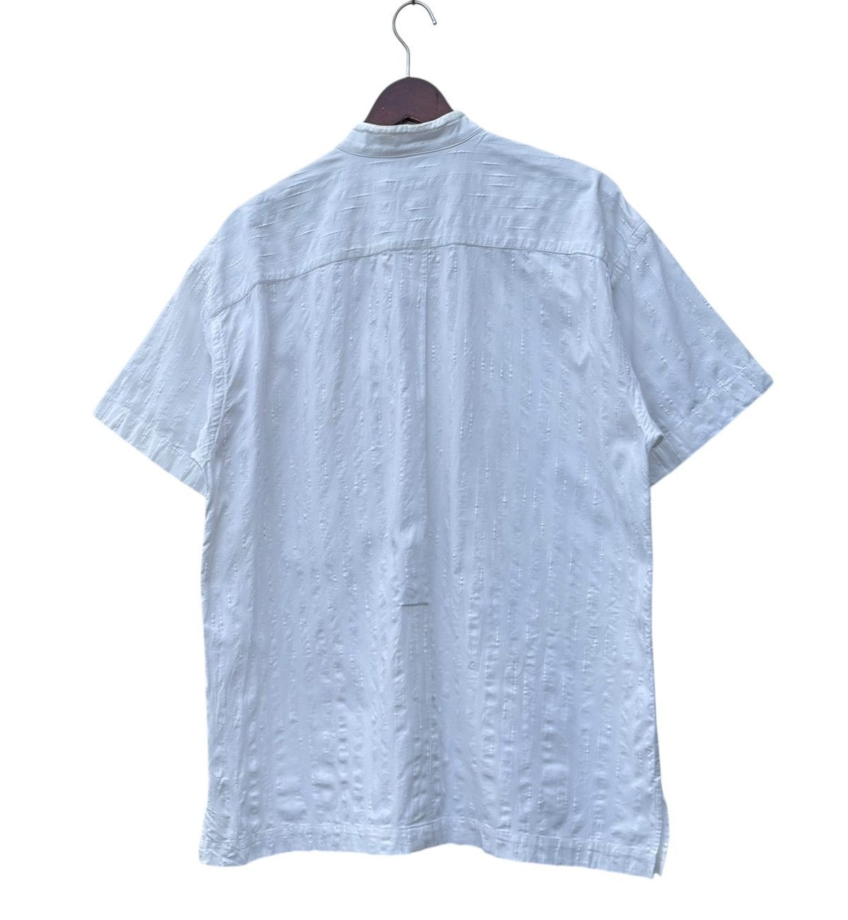 Issey Miyake Issey Miyake Design Studio White Button Up Shirt Size US M / EU 48-50 / 2 - 7 Thumbnail