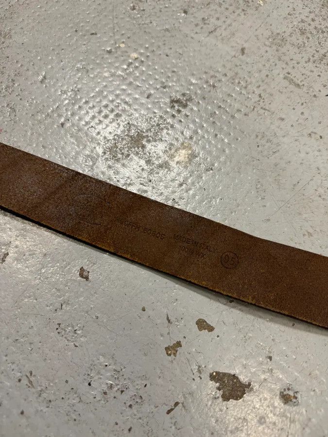 Just Cavalli 2000s Cavalli Snake vs Tiger Buckie Brown Leather Belt Size ONE SIZE - 7 Thumbnail