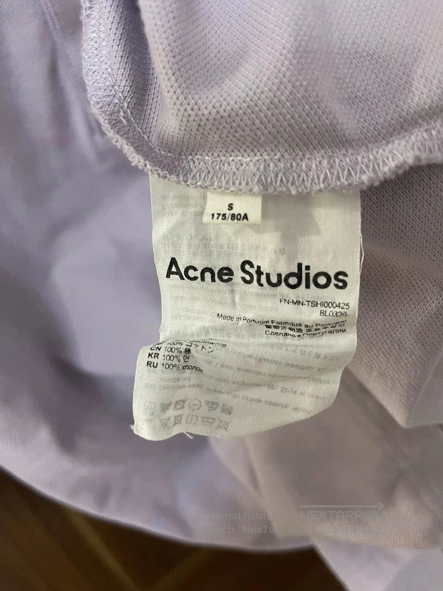 Acne Studios Acne Studios Short Sleeve T. Size US M / EU 48-50 / 2 - 5 Thumbnail