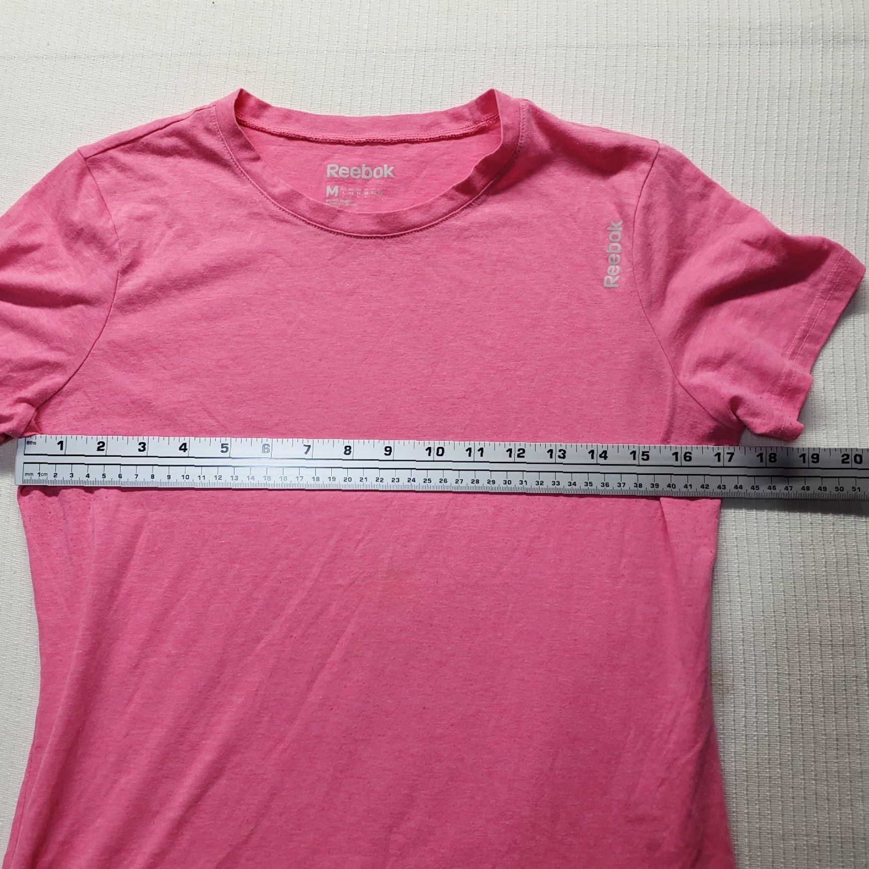 Reebok Reebok Shirt T-Shirt Short Sleeve Active Women's M Red 90s Concert Style Mens Womens Boys Girls Size M / US 6-8 / IT 42-44 - 3 Thumbnail