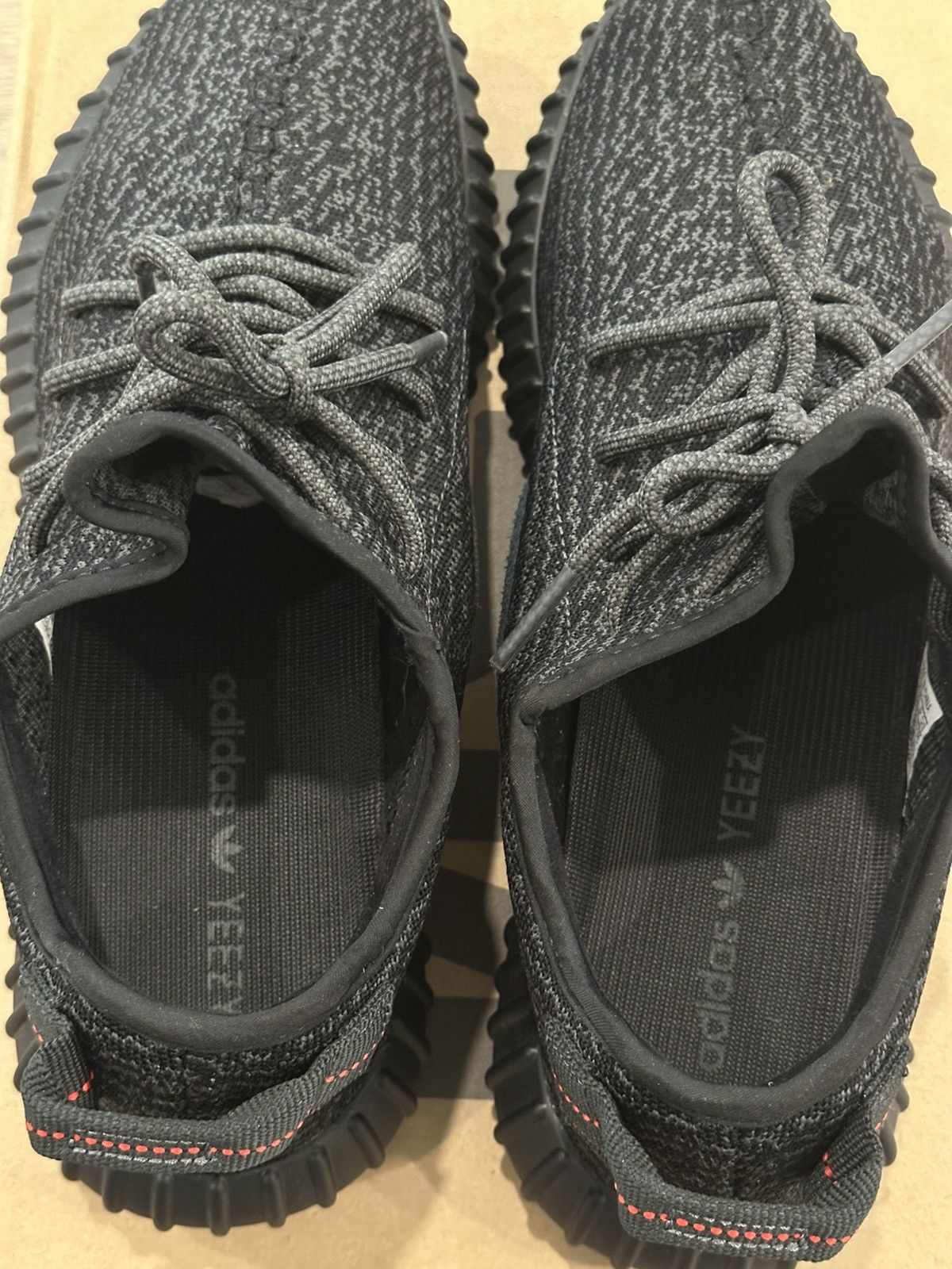 Yeezy Size 12.5- Adidas Yeezy Boost 350 2023 Pirate Black Size US 12.5 / EU 45-46 - 7 Thumbnail