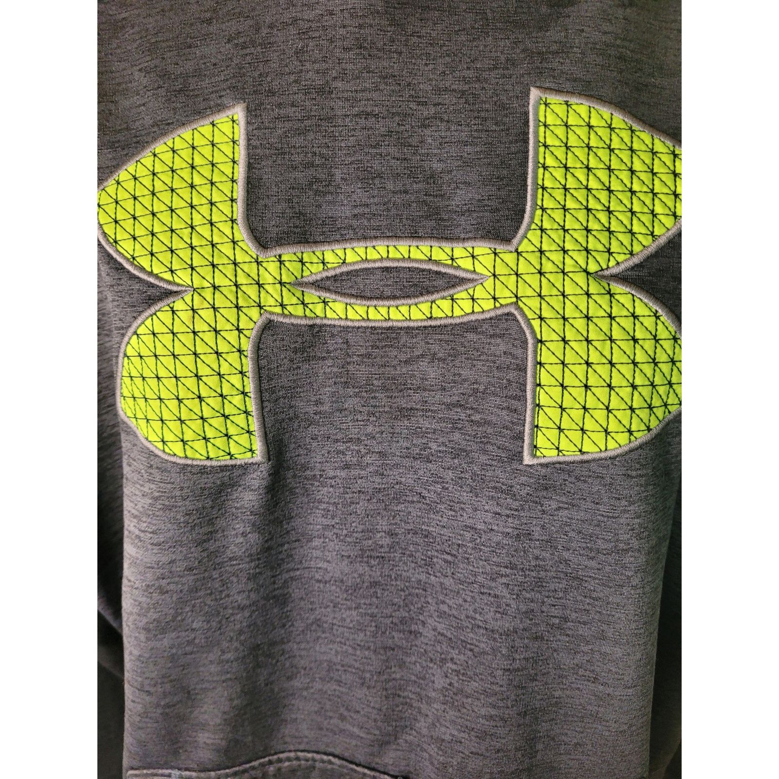Under Armour Under Armour Mens Sweatshirt/Hoodie Gray/Yellow Sz M Size US M / EU 48-50 / 2 - 3 Thumbnail