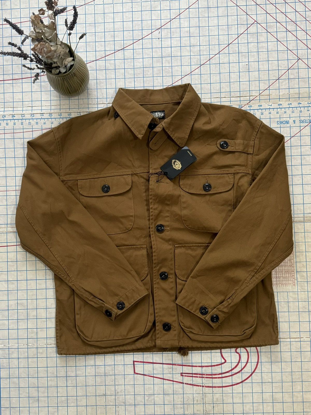 BLACK SIGN × Japanese Brand New With Tag Black Sign Four Pocket Field Jacket Size 44 XL Size US XL / EU 56 / 4 - 10 Thumbnail