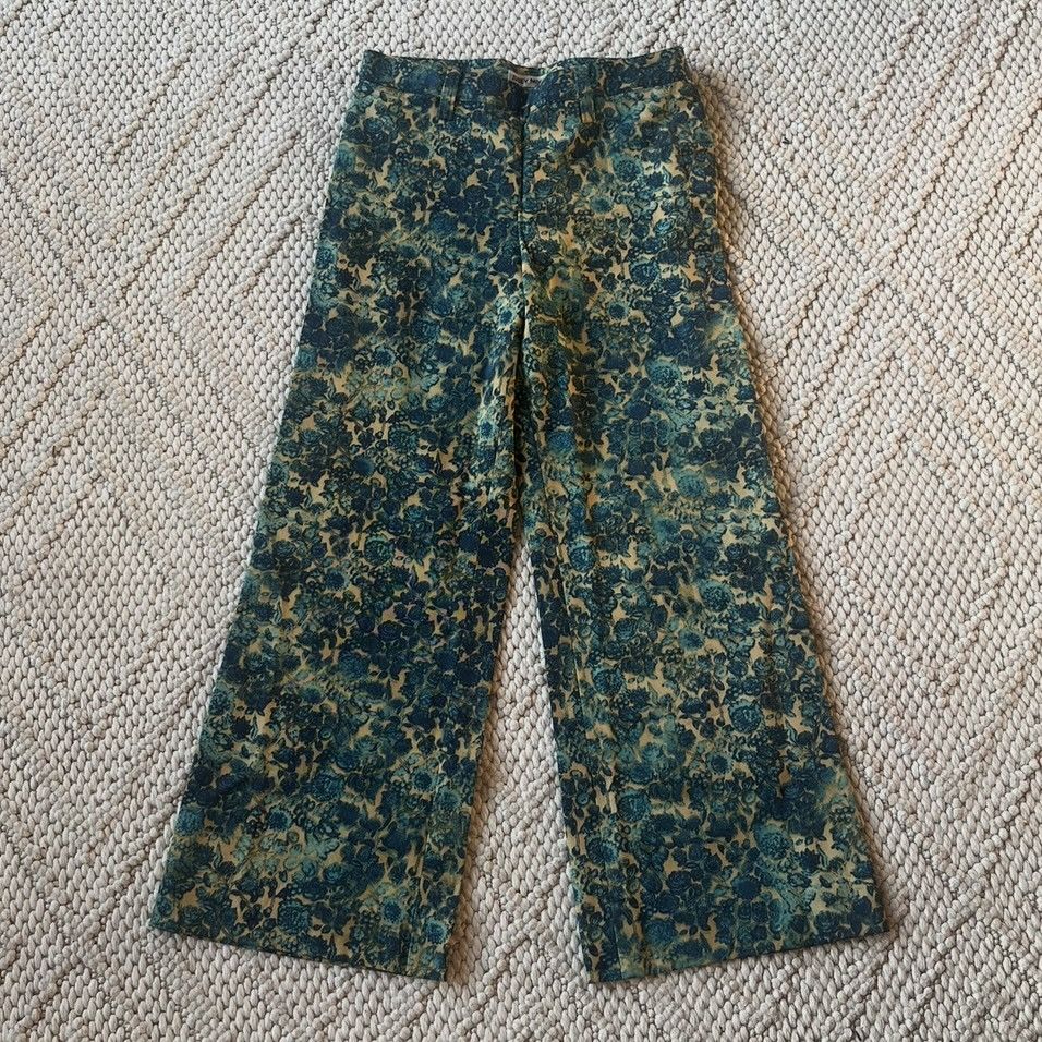 Issey Miyake Issey Miyake AW03 floral lightweight wool pants Size US 29 - 1 Thumbnail