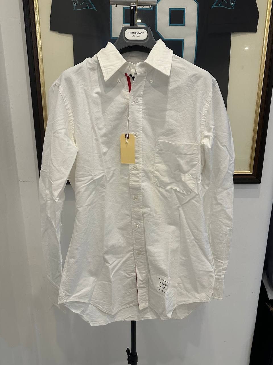 Thom Browne Thom Browne Classic Shirt in White Size US M / EU 48-50 / 2 - 1 Thumbnail
