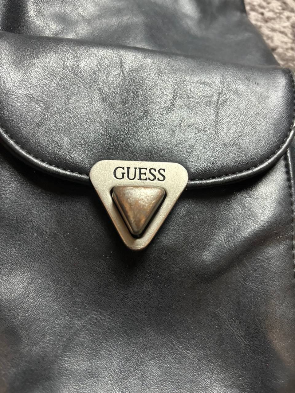 Guess × Vintage Vintage Y2K Guess Leather Opium Owens Style Slim Bag Size ONE SIZE - 3 Thumbnail