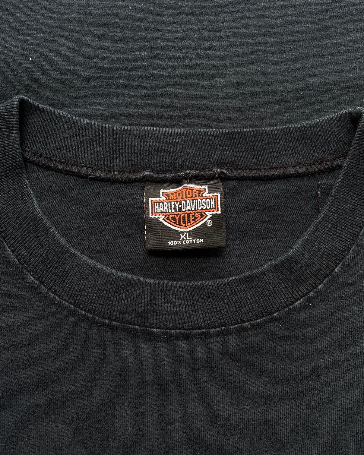 Harley Davidson × Vintage 1990’s Vintage Harley Davidson “Feel The Heat” Longsleeve Size US XL / EU 56 / 4 - 4 Thumbnail
