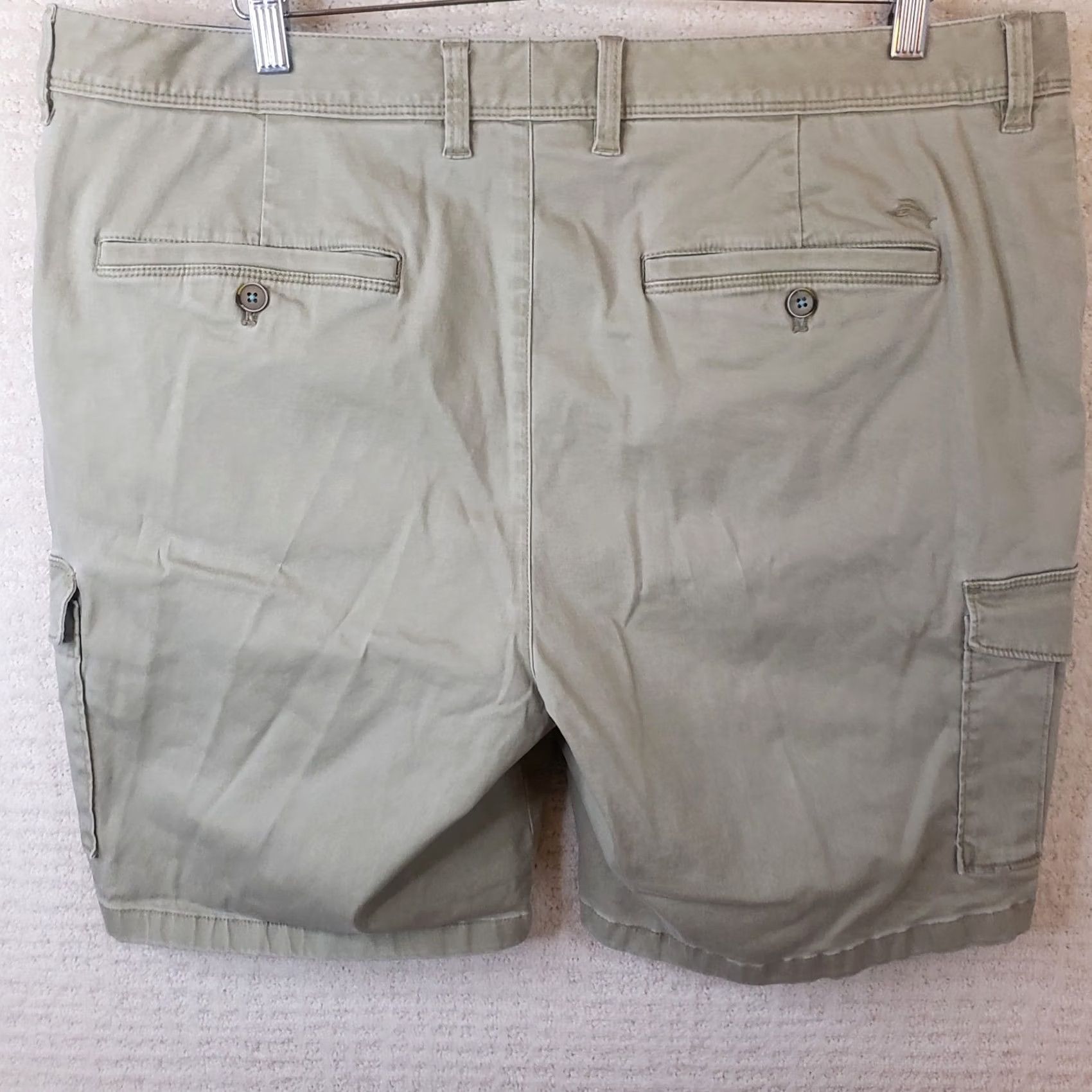 Tommy Bahama Tommy Bahama Green Chino Shorts Men Sz 40 Cotton Tencel Spandex Golf 9” Inseam Size US 40 / EU 56 - 5 Thumbnail