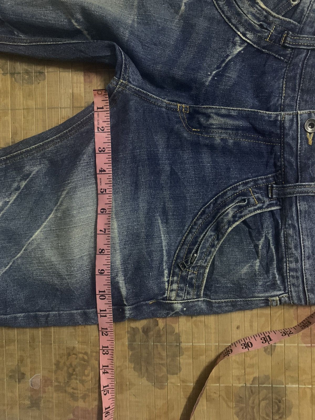 Japanese Brand Rare…Sementic Design 3 Way Lenght Zipper Punk Flared Pants Size US 33 - 22 Thumbnail