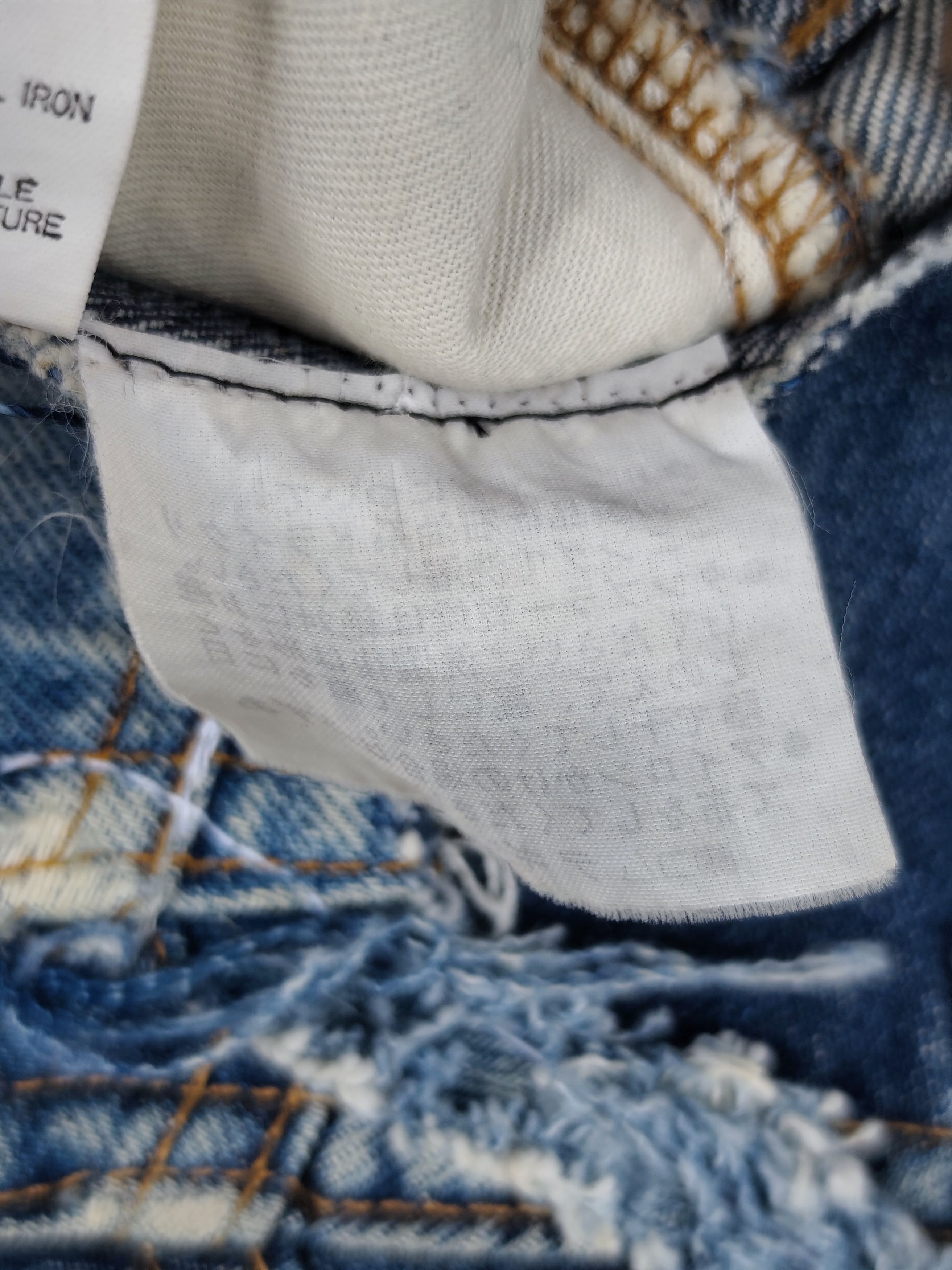 Comme des Garcons Homme Plus Comme des Garcons Homme AD1997 Patchwork Levi's Denim Pants Size US 30 / EU 46 - 23 Thumbnail