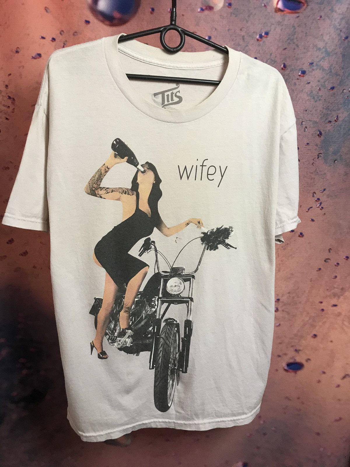 Two In The Shirt Tits Two in The shirts Wifey streetwear tee sexy girl Size US L / EU 52-54 / 3 - 2 Thumbnail