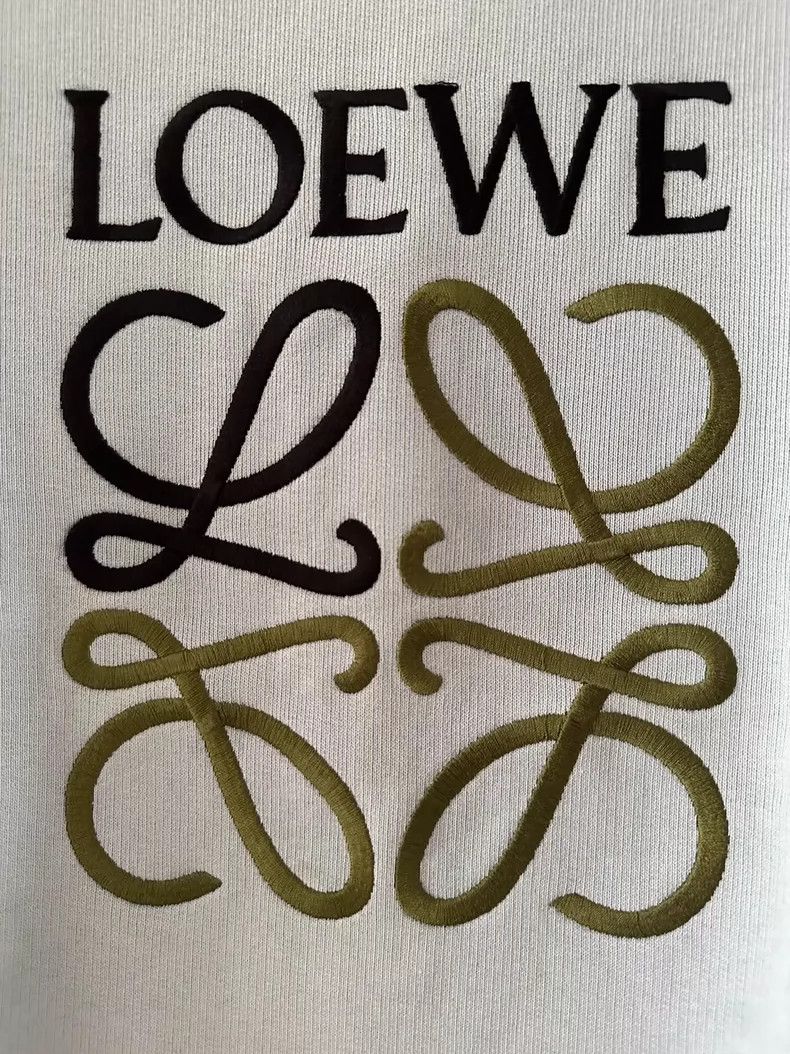 Loewe loewe Blue embroidered sweatshirt with large logo 2506-Next Size US S / EU 44-46 / 1 - 2 Thumbnail