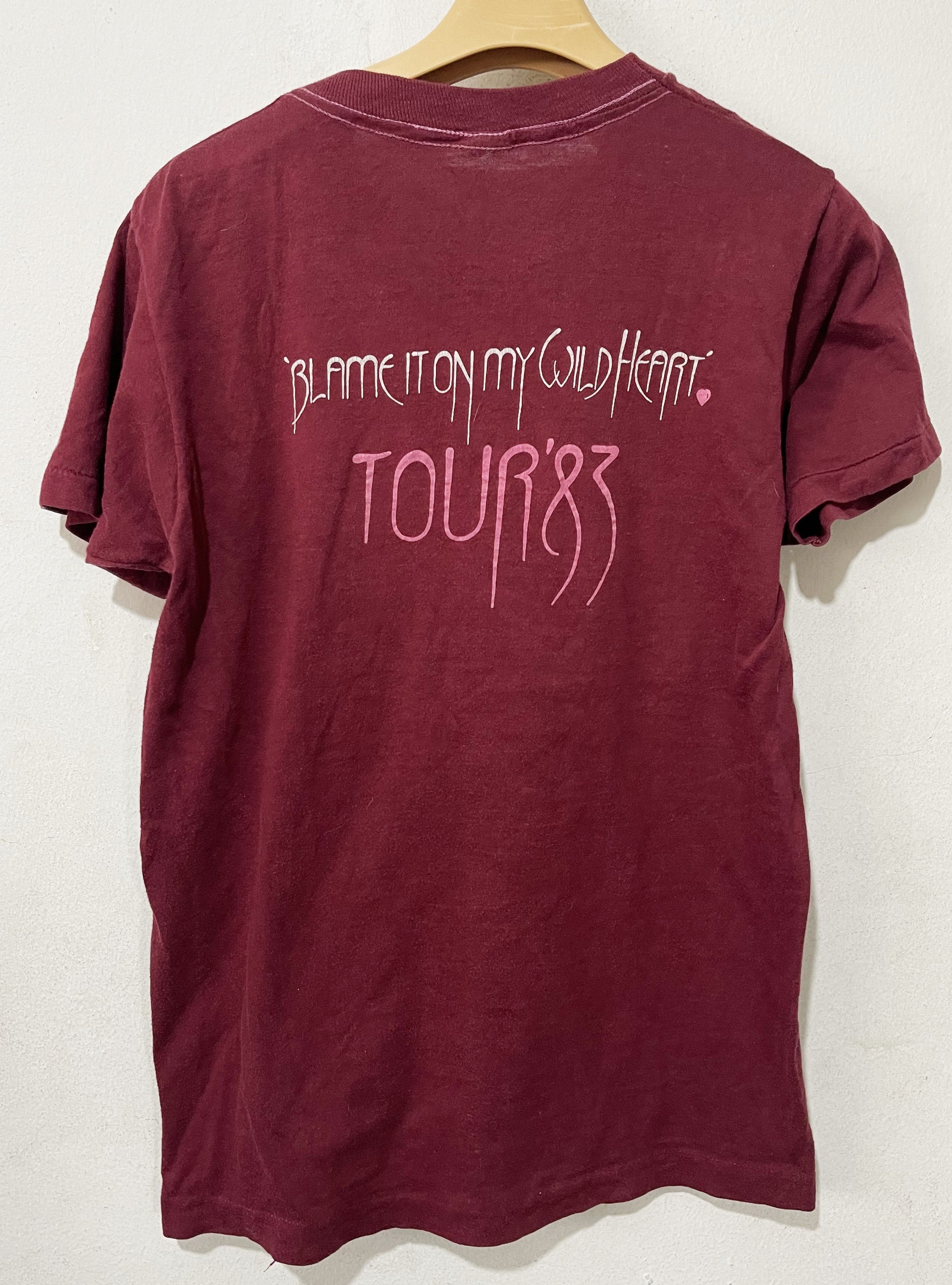 Band Tees × Vintage Vintage 1983 Stevie Nicks Shirt Size US XXS / EU 40 - 3 Thumbnail